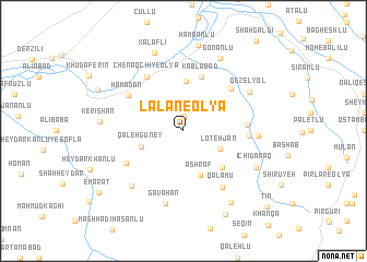 map of Lālān-e ‘Olyā