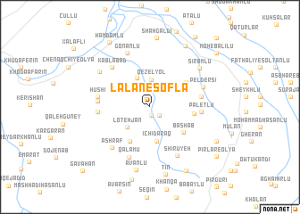 map of Lālān-e Soflá