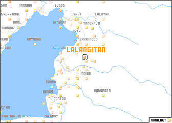 map of Lalangitan