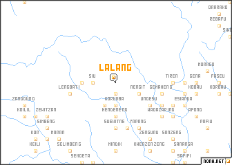 map of Lalang