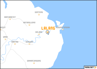 map of Lalang