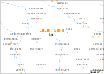 map of Lalantsara