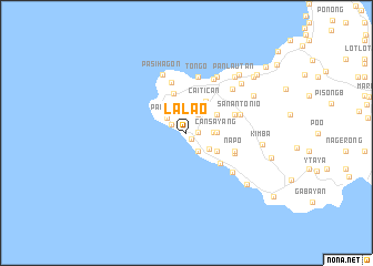 map of Lalao