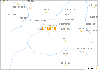 map of La Lapa