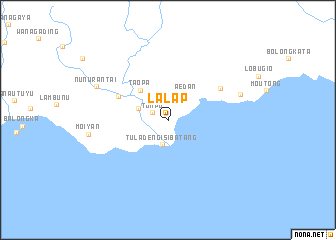 map of Lalap