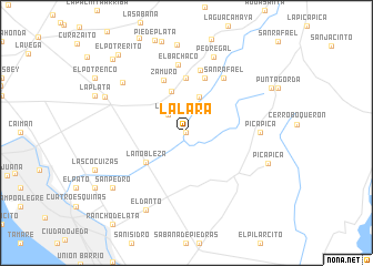 map of La Lara
