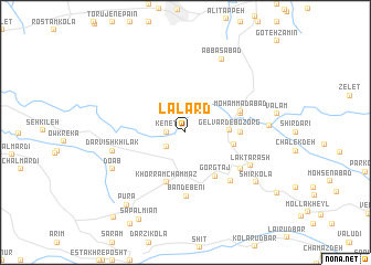 map of Lalard