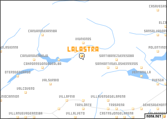 map of La Lastra