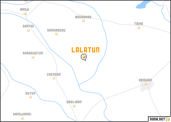 map of Lalatun