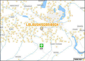 map of Lālau Shisgaribāgh