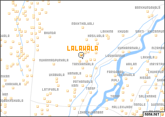 map of Lālawāla