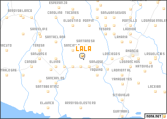 map of Lala