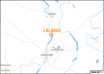 map of Lālbāgh