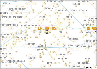 map of Lāl Bakhsh