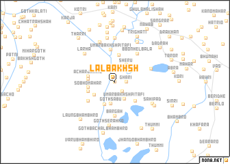 map of Lāl Bakhsh