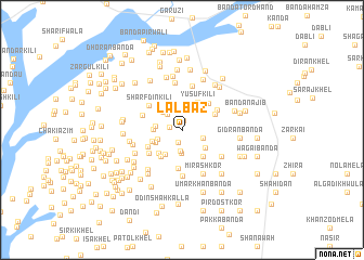 map of Lāl Bāz