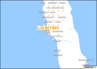 map of Lalbétaès