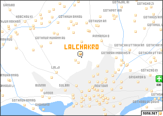 map of Lāl Chakro