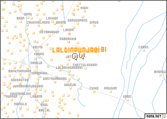 map of Lāl Dīn Punjābi