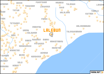 map of Lalebun