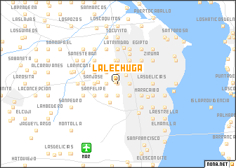 map of La Lechuga