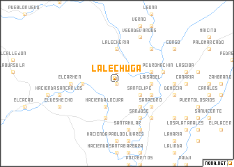 map of La Lechuga