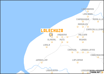 map of La Lechuza