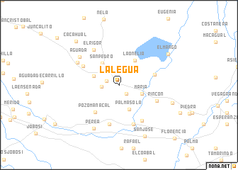 map of La Legua