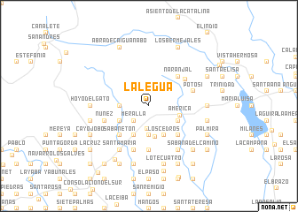 map of La Legua