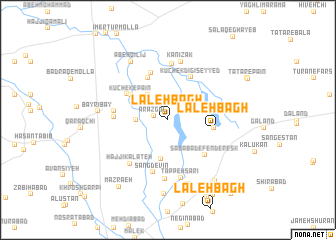 map of Lāleh Bāgh