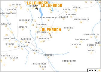 map of Lāleh Bāgh