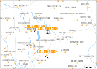 map of Lāleh Bāgh