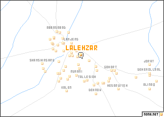 map of Lālehzār