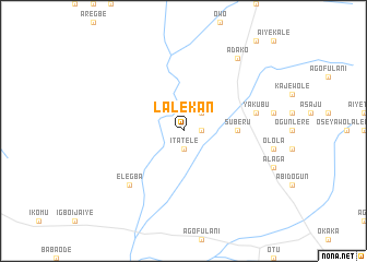 map of Lalekan