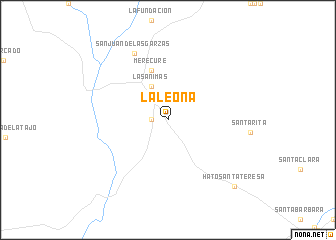 map of La Leona