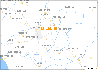 map of La Leona