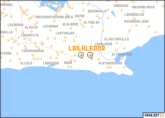 map of La Leona