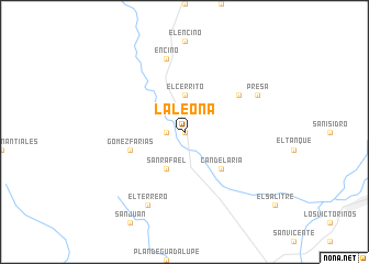 map of La Leona