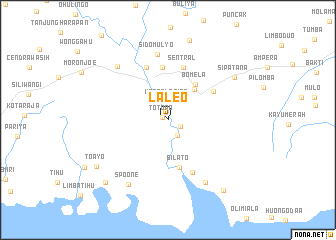 map of Laleo