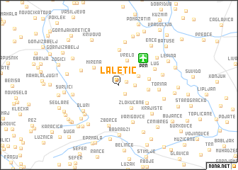 map of Laletić