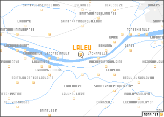 map of Laleu