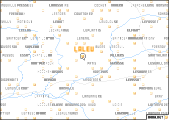 map of Laleu