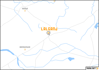 map of Lālganj