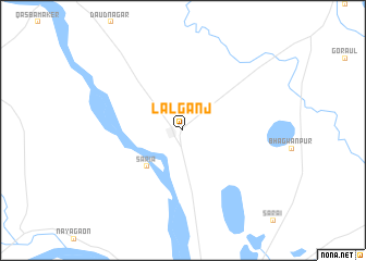 map of Lālganj