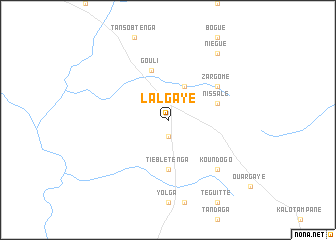 map of Lalgaye