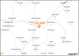 map of Lalgué