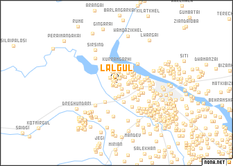 map of Lāl Gul
