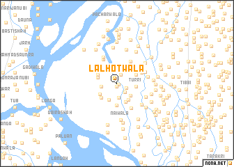 map of Lāl Hotwāla
