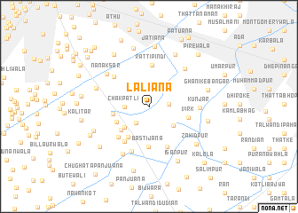 map of Laliāna