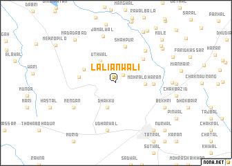 map of Laliānwāli